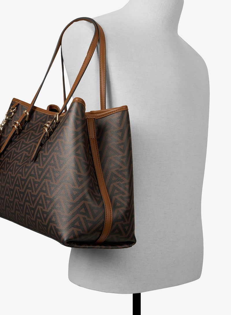 ALDO ISEDRA Monogram Patterned Tote Bag - Image 2